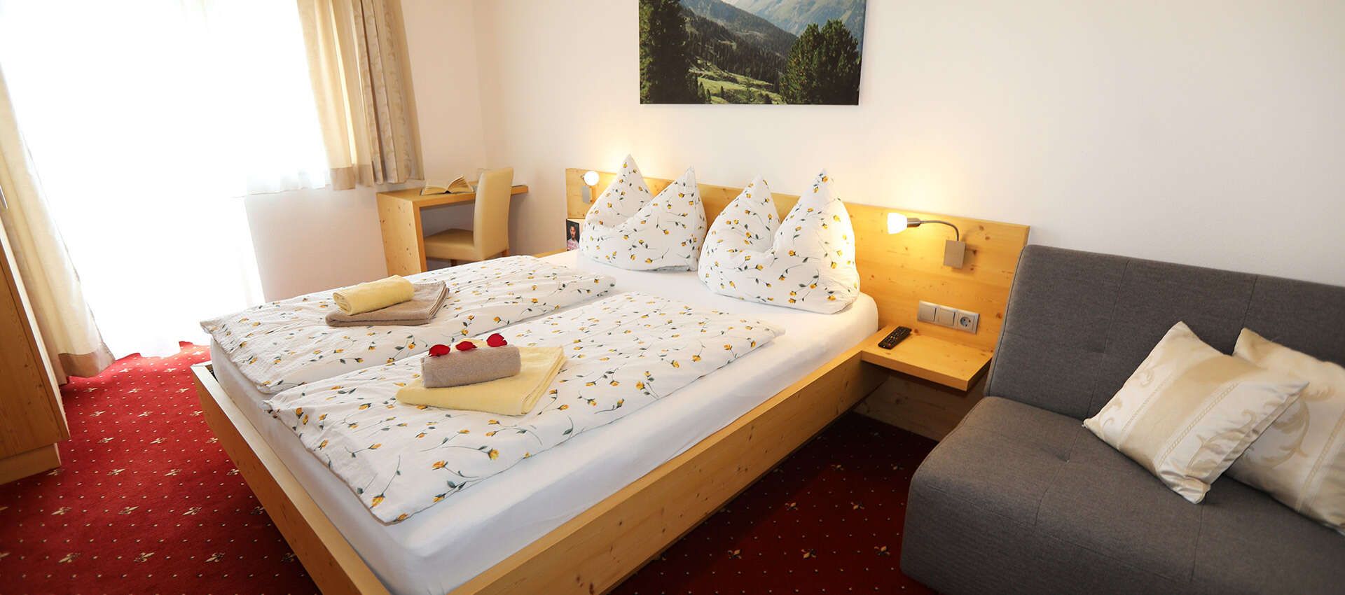 Doppelzimmer im Haus Maria in Gerlos
